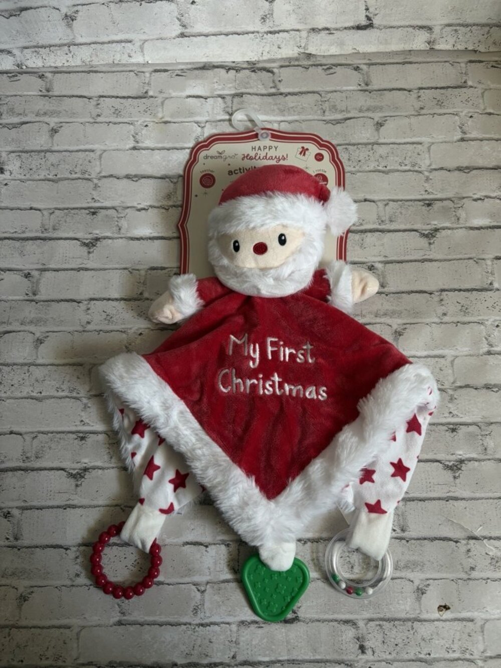 Dreamgro Christmas Baby “My First Christmas” Activity Blankie NEW
